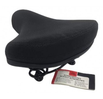 SIODŁO NA SPRĘŻYNIE CZARNE