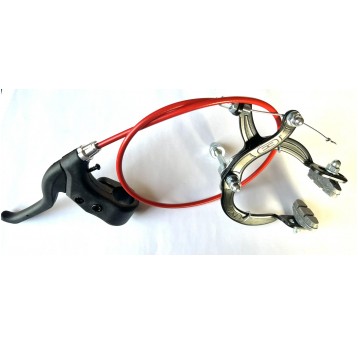 SZCZĘKA HAMULCA PRZÓD + LINKA + DŹWIGNIA