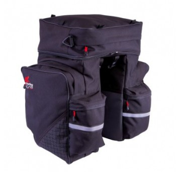 TORBA NA BAGAŻNIK TRZYKOMOROWA 49L