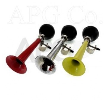 TRĄBKA 165133 L=230MM SREBRNA, CZERWONA, ŻÓŁTA