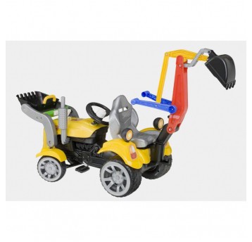 TRAKTOR SPYCHO-KOPARKA RÓŻNE KOLORY PŻ