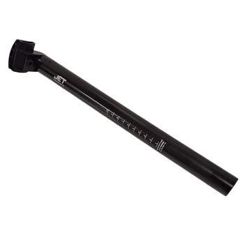 WSPORNIK SIODŁA 27,2x400mm CZARNY POŁYSK