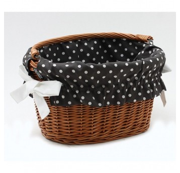 WYŚCIÓŁKA DO KOSZA POLKA DOTS GRAF/BIA