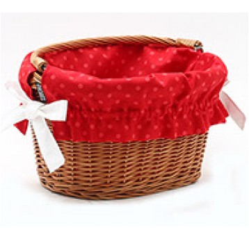 WYŚCIÓŁKA DO KOSZA POLKA DOTS H 140.007 GROCHY CZE