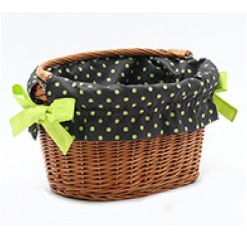 WYŚCIÓŁKA DO KOSZA POLKA DOTS H TŁO GRAFIT 140.004