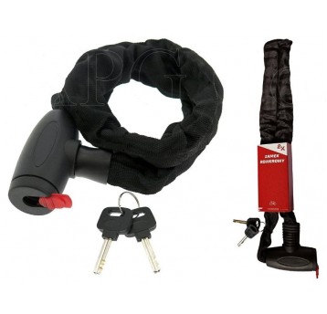 ZAMEK ROWEROWY 2K 100cm/6,5mm HW235063 ŁAŃCUCH