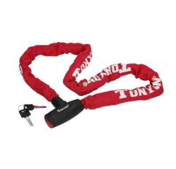 ZAMKNIĘCIE 120cm/8mm TY715 ŁAŃCUCH KLUCZ RED
