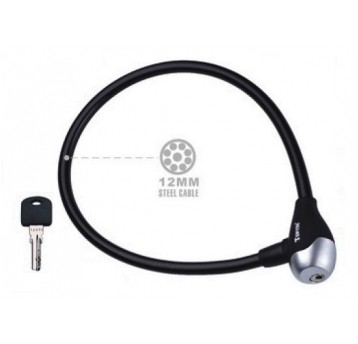 ZAMKNIĘCIE 650mmx12 TY4505 PĘTLA CZARNE