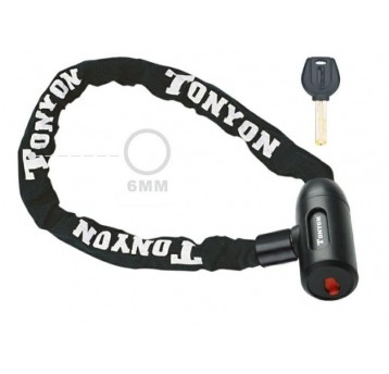 ZAMKNIĘCIE 90cm/6mm TY759 ŁAŃCUCH KLUCZ