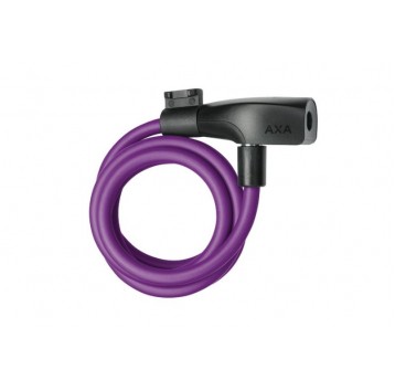 ZAMKNIĘCIE AXA RESOLUTE 120cm/8mm UCHWYT PURPUROW