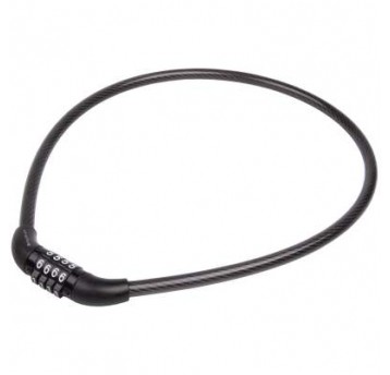 ZAMKNIĘCIE M-WAVE 650mm SZYFR TRANSPARENT