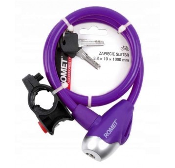 ZAMKNIĘCIE ROMET 100cm/10mm SL576 FIOLET